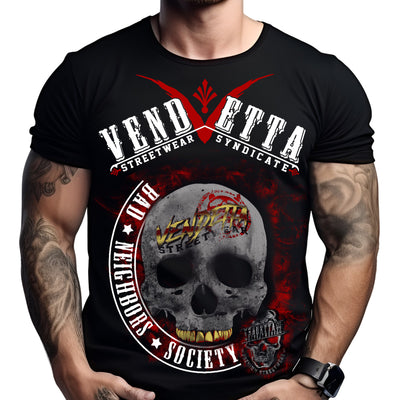 Vendetta Inc. Shirt Society schwarz VD-1329