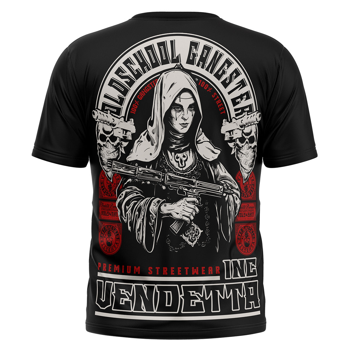 Vendetta Inc. Shirt schwarz Oldschool STB-1272