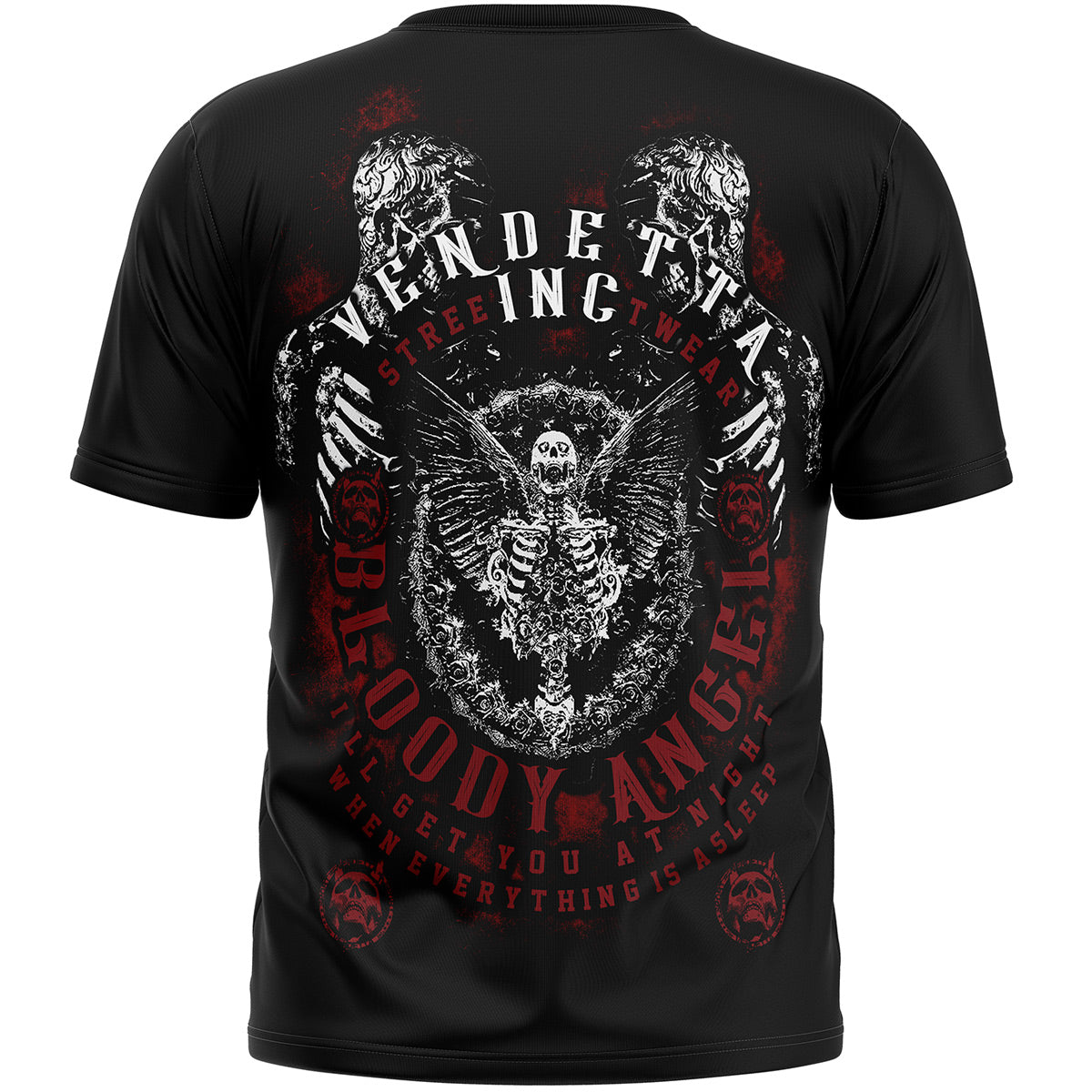 Vendetta Inc. Shirt Bloody Angel schwarz VD-1416