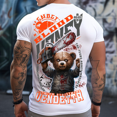 Vendetta Inc. Shirt Blood Teddy weiß VD-1428