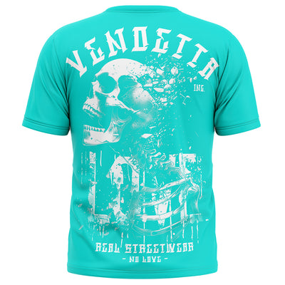 Vendetta Inc Shirt No Love Turquoise VD-1430