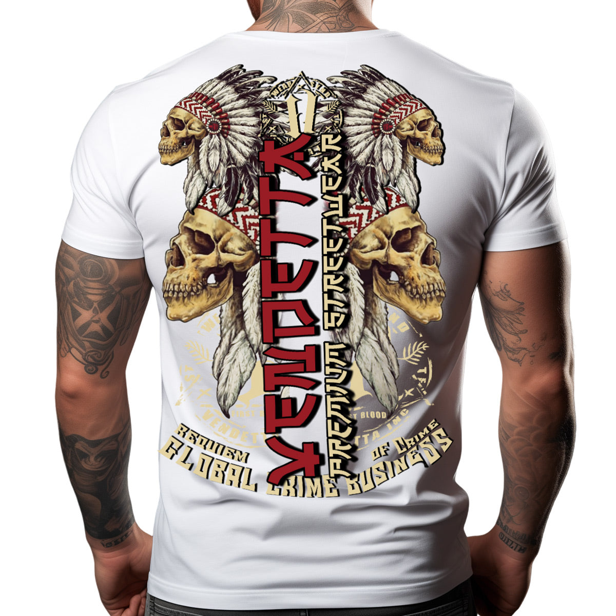 Vendetta Inc. Shirt Requiem weiß VD-1398