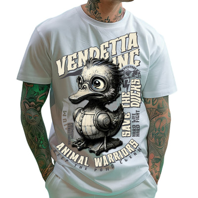 Vendetta Inc. Männer Shirt weiß Animal VD-1433