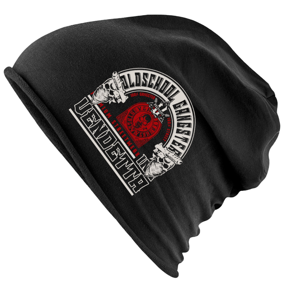 Vendetta Inc. Unisex Beanie Oldschool schwarz 1014