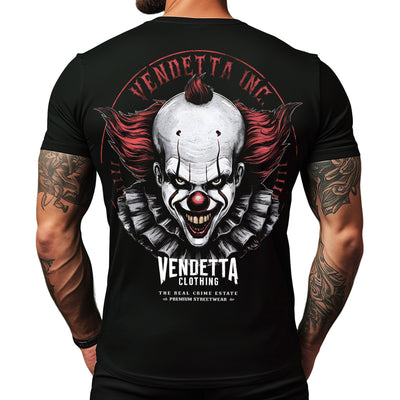 Vendetta Inc. Shirt schwarz Creepy Clown VD-1453