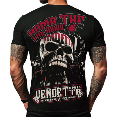 Vendetta Inc. Shirt schwarz City Down VD-1454