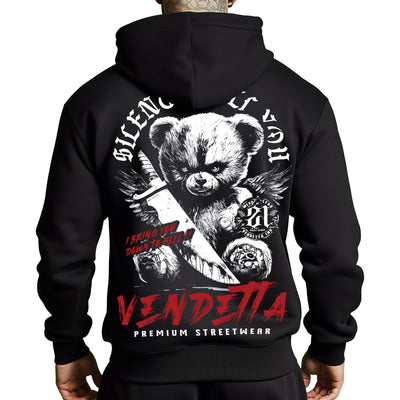 Vendetta Inc. Sweatshirt Teddy Attack schwarz VD-4056