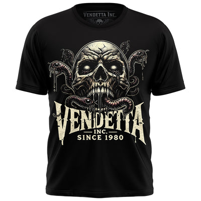 Vendetta Inc. Shirt Skull Viper schwarz VD-1463