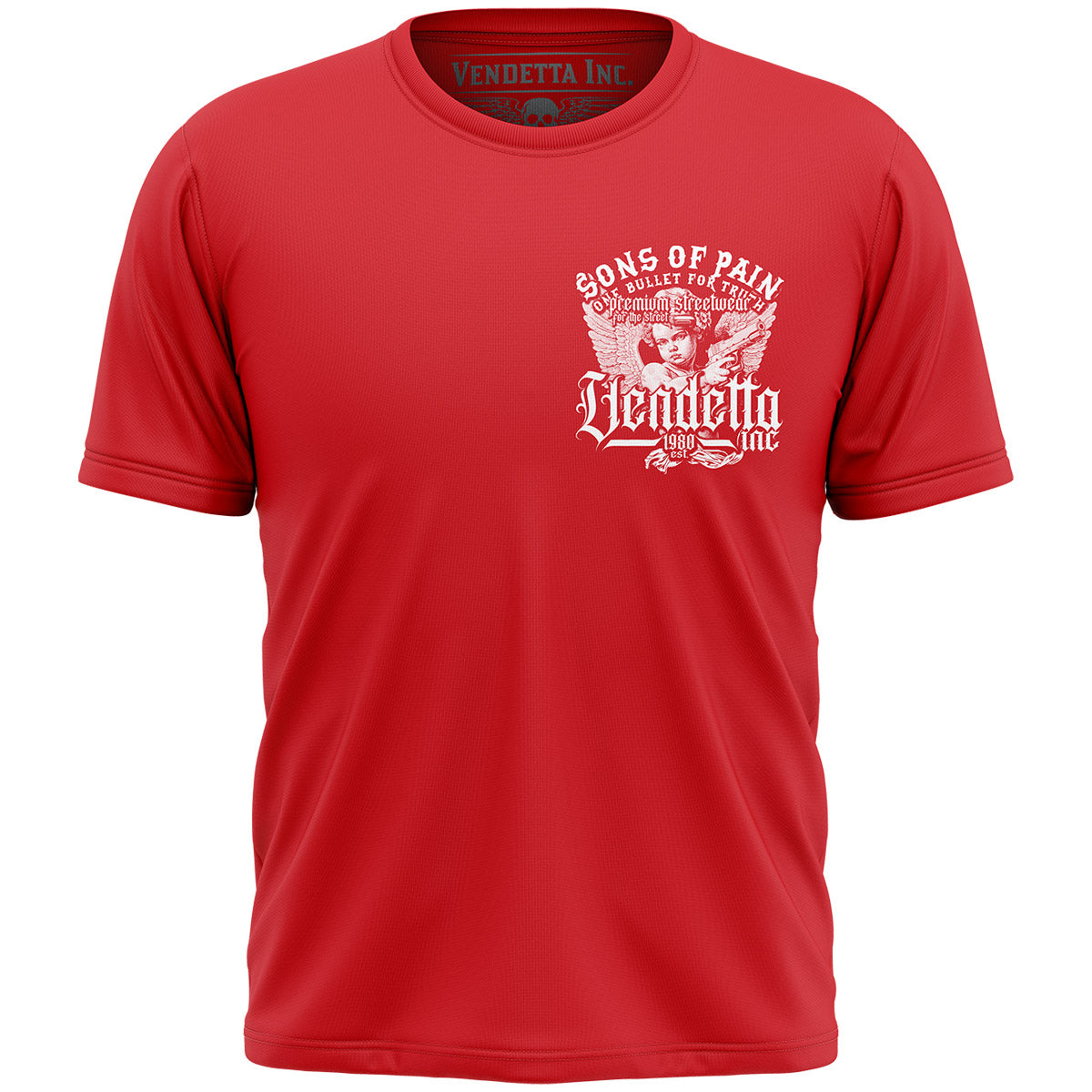 Vendetta Inc. Shirt One Bullet rot VD-1467