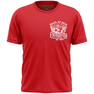 Vendetta Inc. Shirt One Bullet rot VD-1467