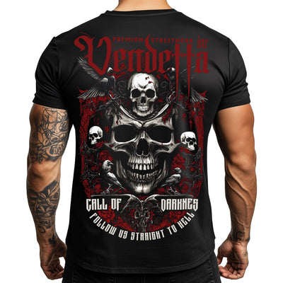 Vendetta Inc. Shirt Straight to Hell schwarz VD-1387