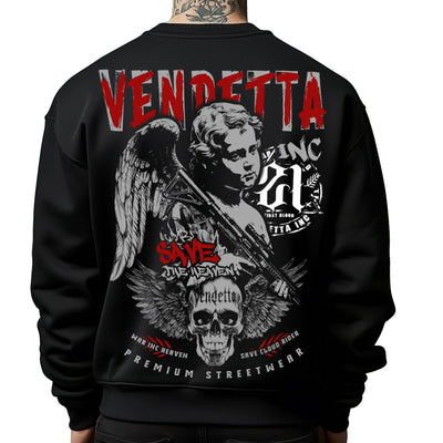 Vendetta Inc. Sweatshirt Save The Haeven schwarz VD-4068