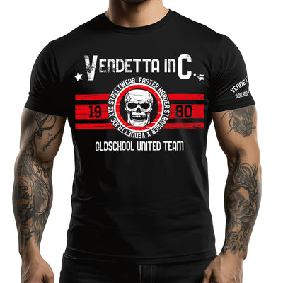 Vendetta Inc. Shirt Oldschool Team schwarz VD-1478