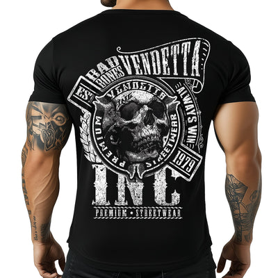 Vendetta Inc. Shirt Bad Bones schwarz VD-1303