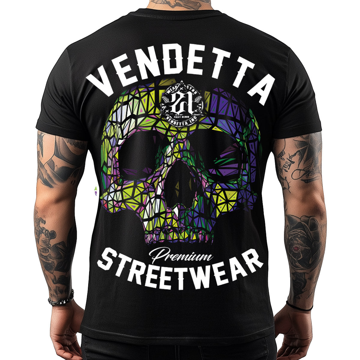 Vendetta Inc. Shirt Chaos schwarz VD-1354