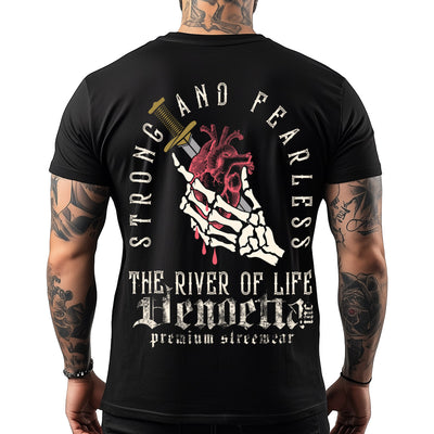 Vendetta Inc. Shirt River of Life schwarz VD-1378