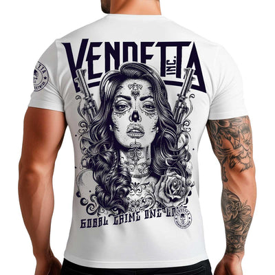 Vendetta Inc. Shirt One Crime weiß VD-1487