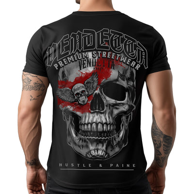 Vendetta Inc. Shirt Hustle & Paine schwarz VD-1506