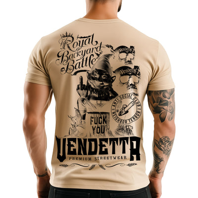 Vendetta Inc. Shirt Royal sand VD-1515