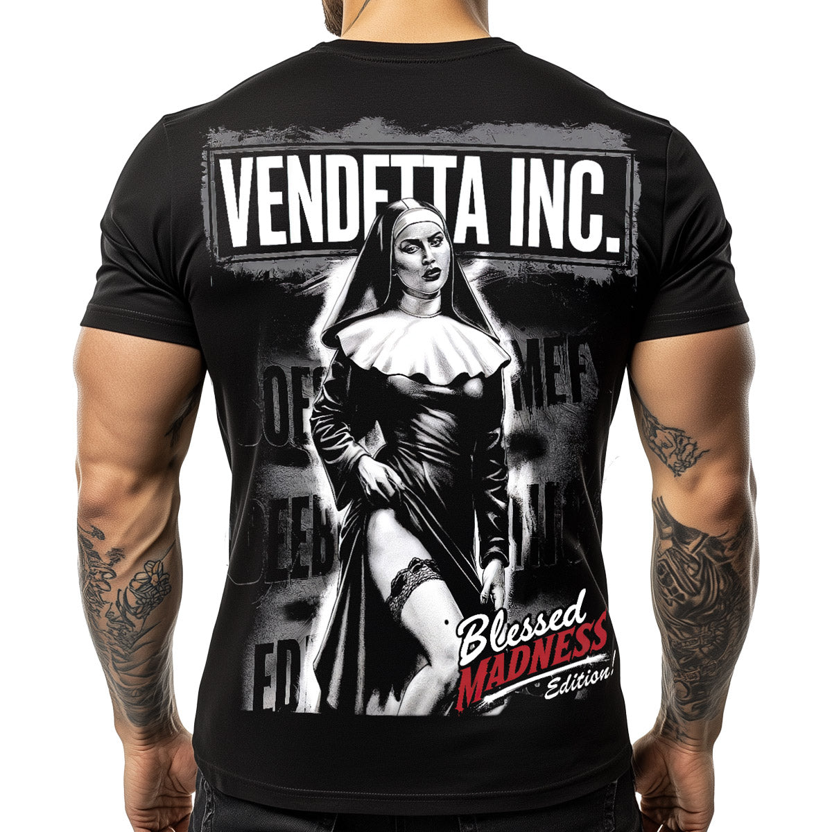 Vendetta Inc. Shirt Sassy Sister schwarz VD-1527