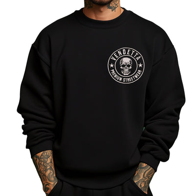 Vendetta Inc. Sweatshirt Logo schwarz VD-4087