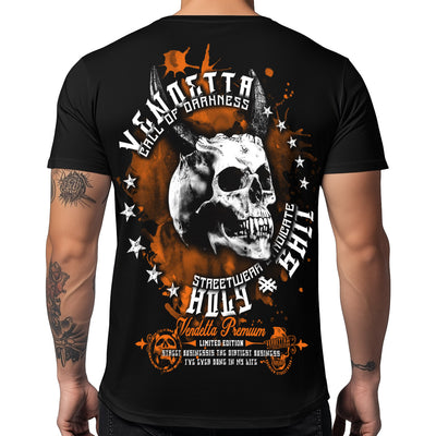 Vendetta Inc. Shirt Skull Hell schwarz VD-1226