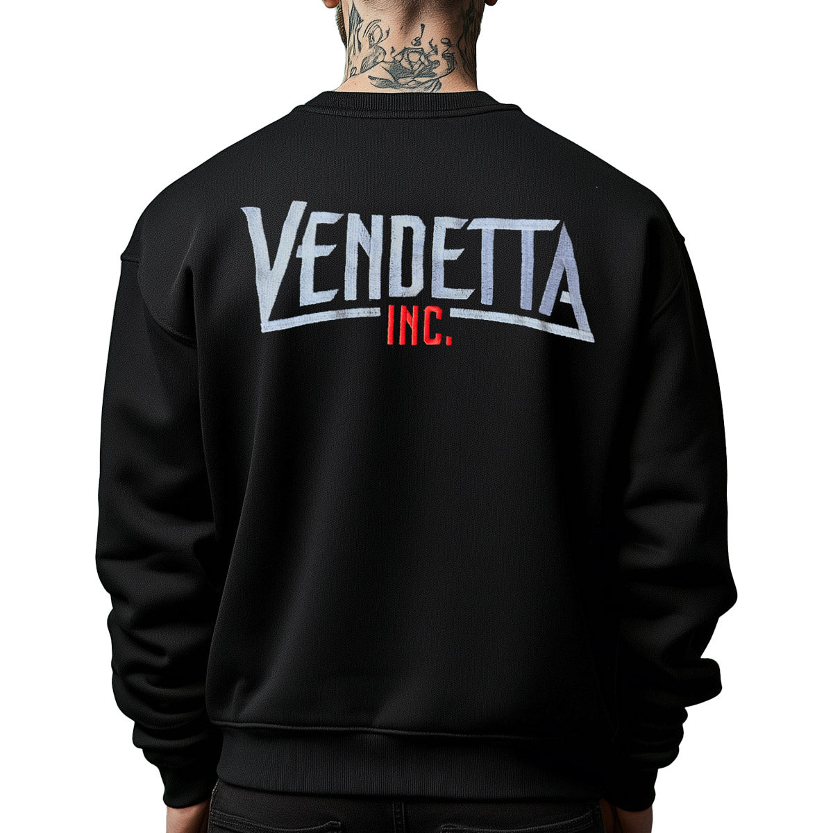 Vendetta Inc. Sweatshirt Logo Stick schwarz VD-4089