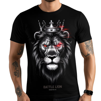 Vendetta Inc. Shirt Battle Lion schwarz VD-1559