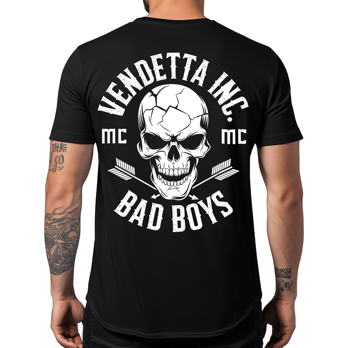 Vendetta Inc. Shirt Bad Boys MC schwarz VD-1561