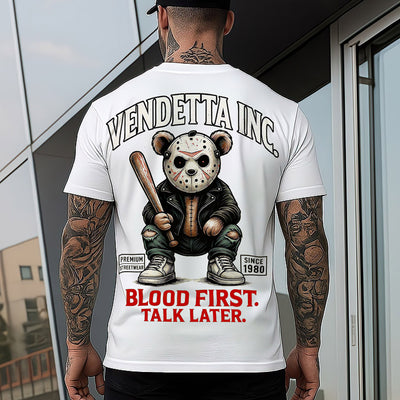 Vendetta Inc. Shirt Talk Later weiß VD-1589