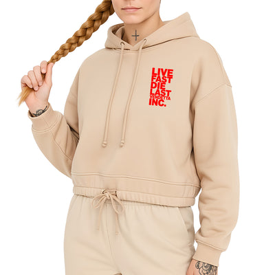 Vendetta Inc. Oversize Hoodie Live Fast - Die Last nature