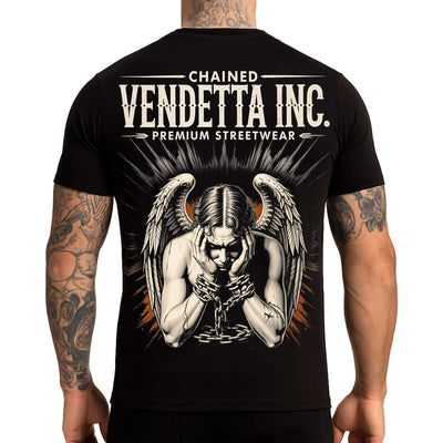 Vendetta Inc. Shirt Chained Angel schwarz