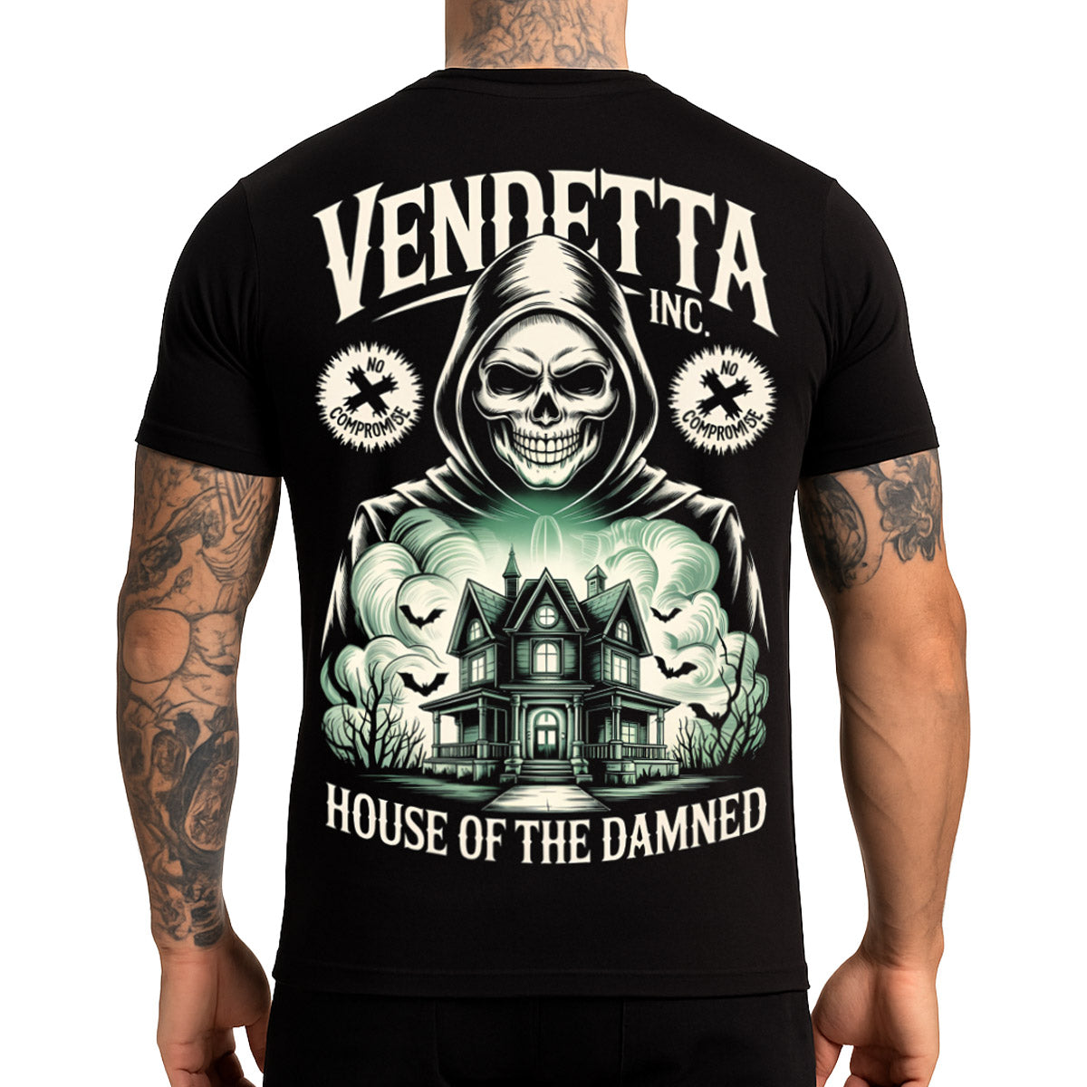 Vendetta Inc. Shirt House of the Damned schwarz