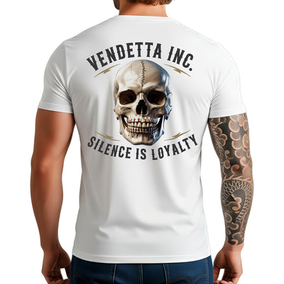 Vendetta Inc. Shirt Silence Is Loyalty weiß