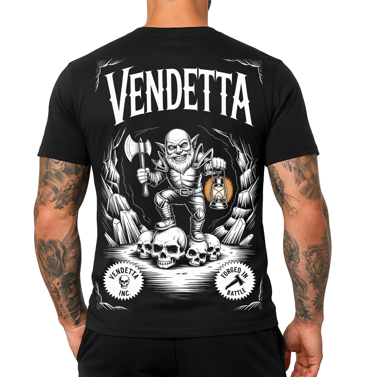Vendetta Inc. Shirt Cave Raider schwarz