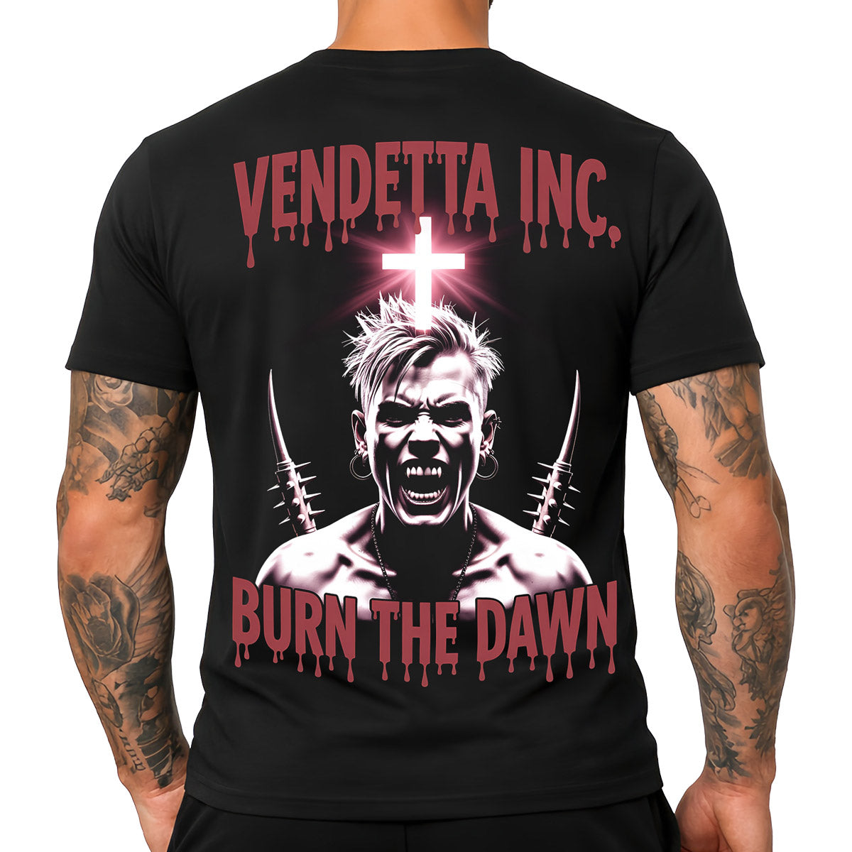 Vendetta Inc. Shirt Burn the Dawn schwarz