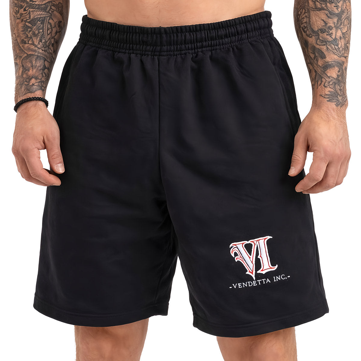 Vendetta Inc. Sweatshort VI Monogram schwarz VD-7018