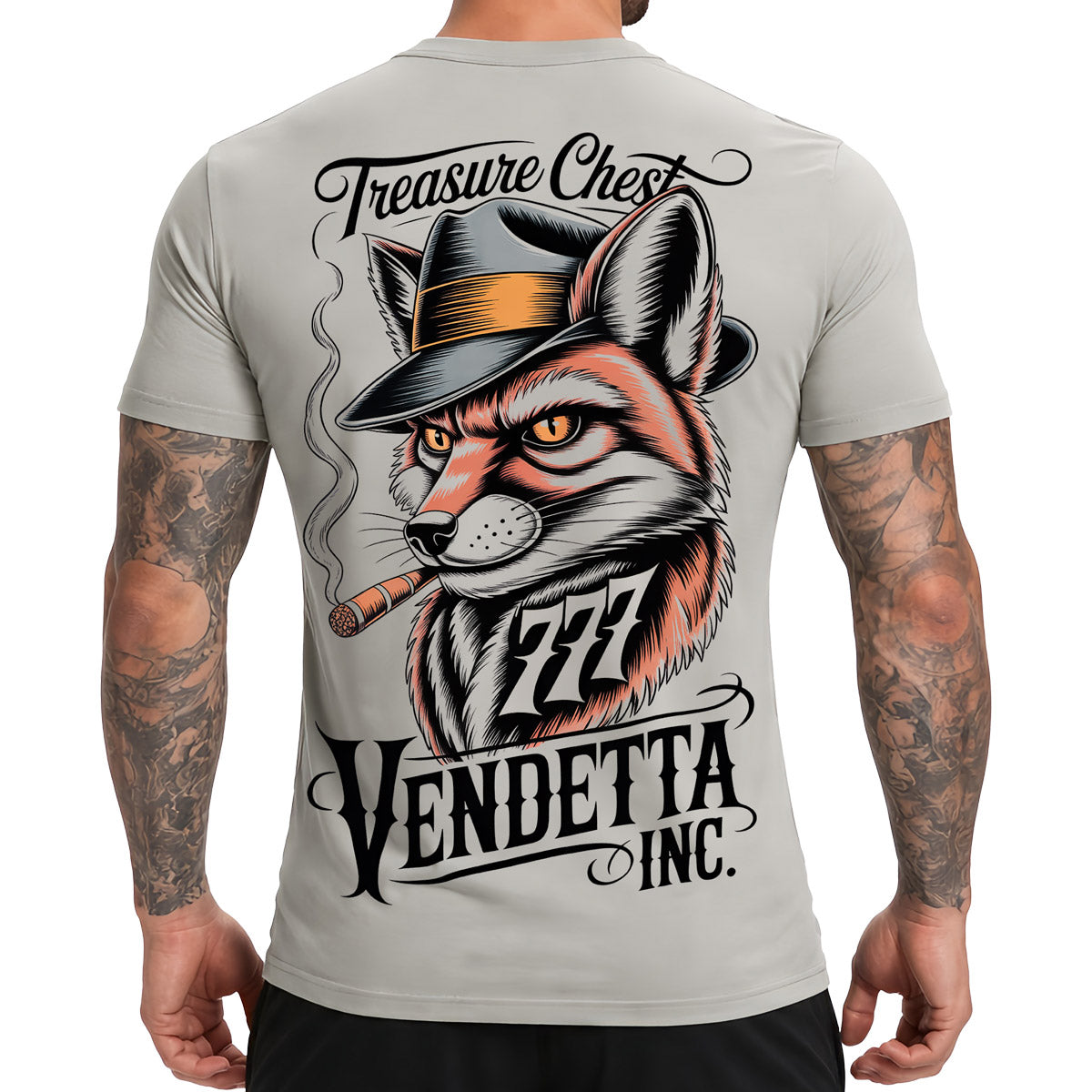 Vendetta Inc. Shirt Treasure Chest Stone Grey