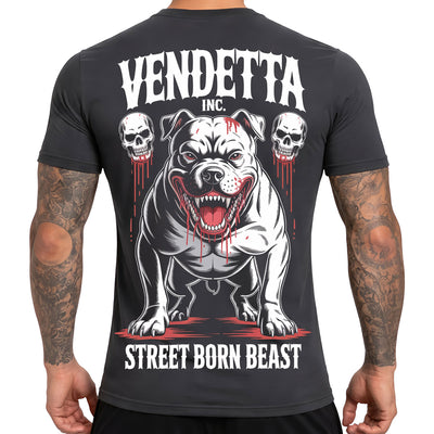 Vendetta Inc. Shirt Street Born Beast ebony