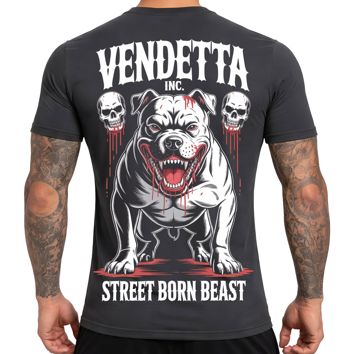 Vendetta Inc. Shirt Street Born Beast ebony