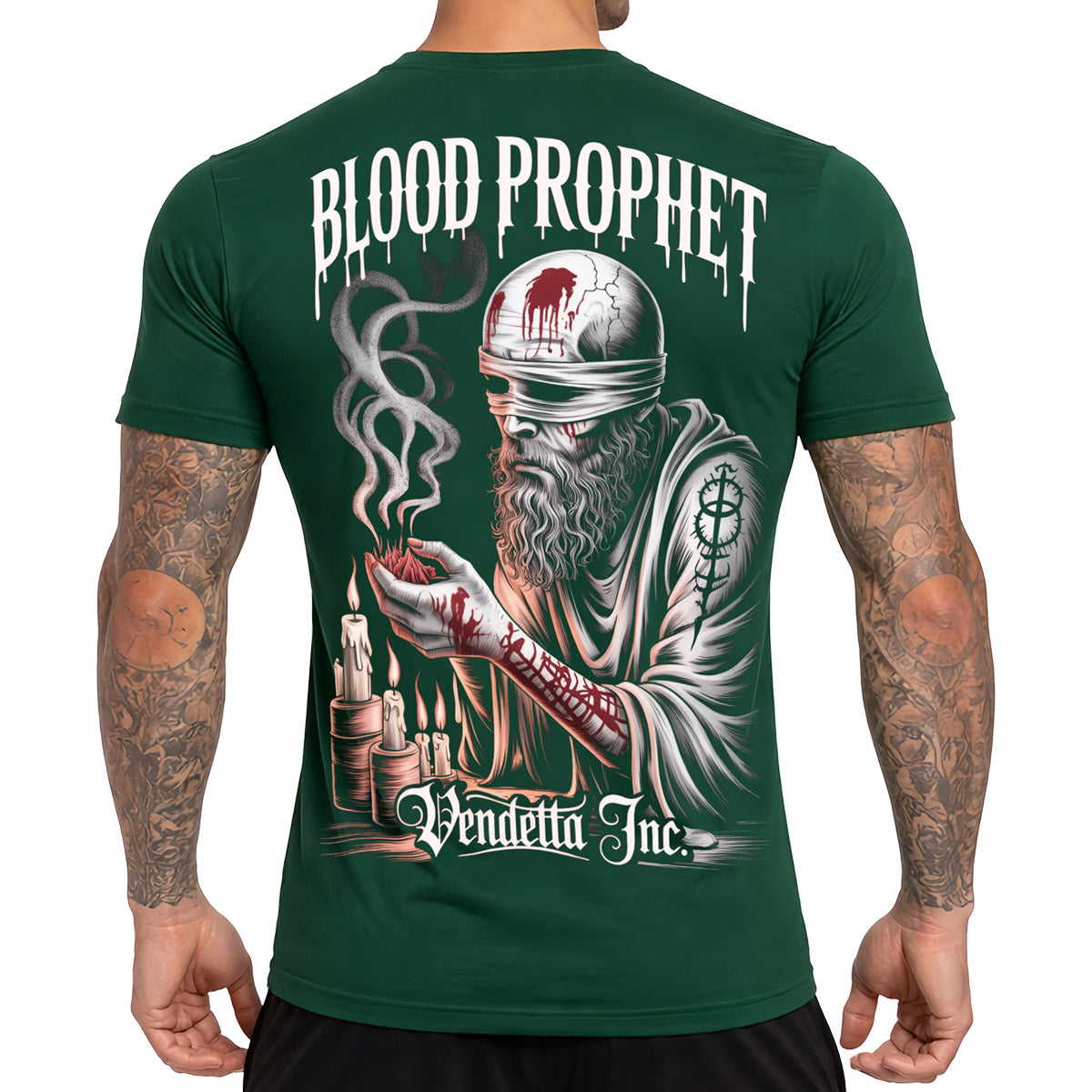 Vendetta Inc. Shirt Blood Prophet bottle green