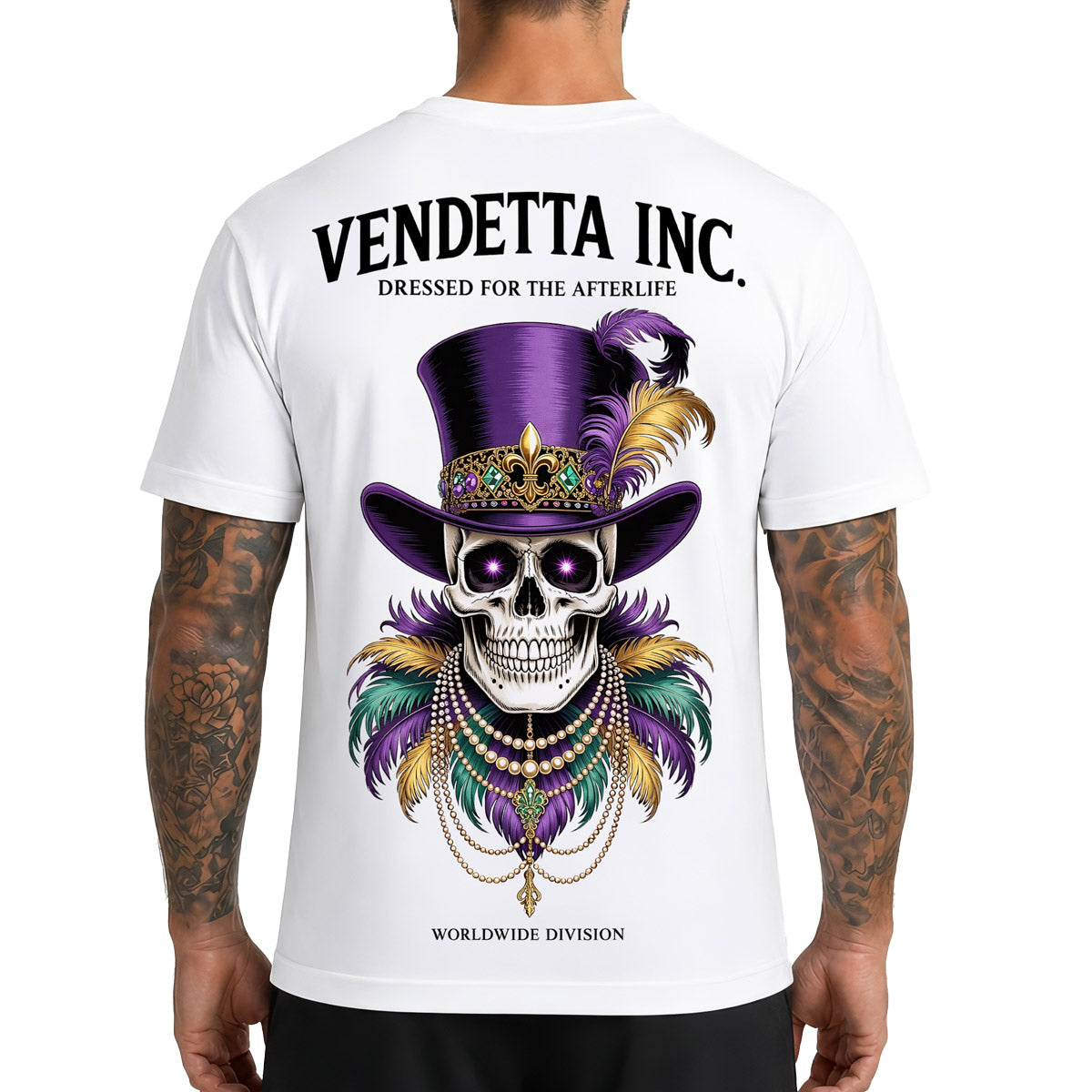 Vendetta Inc. Shirt Afterlife Crown weiß