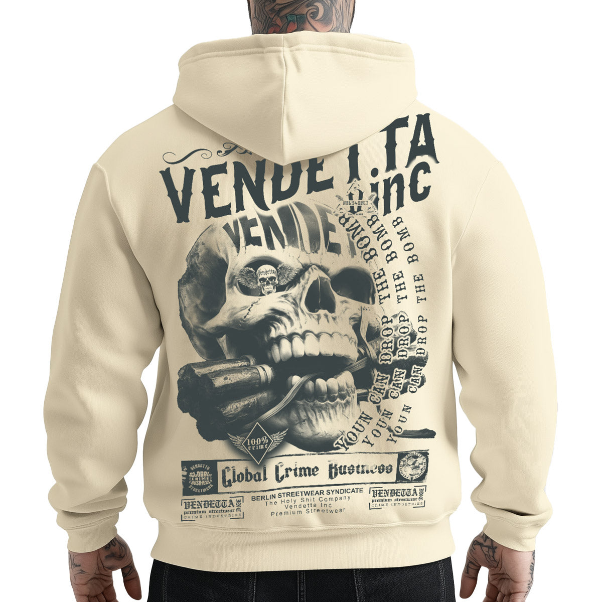 Vendetta Inc. Kapuzenpullover Drop soft yellow