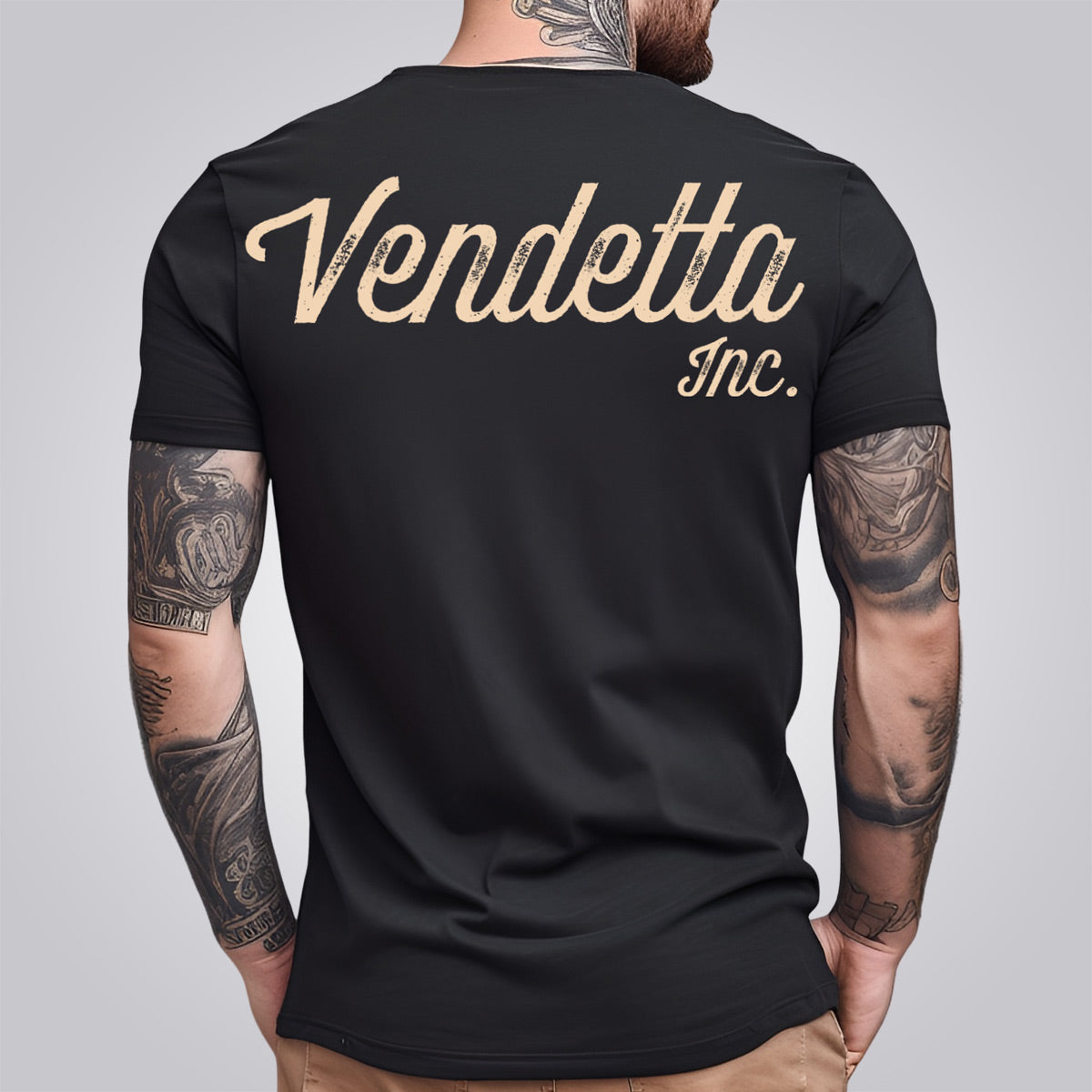 Vendetta Inc. Shirt Crush 1051 black, beige