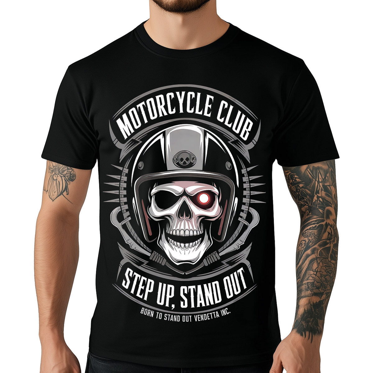 Vendetta Inc. Shirt Rebel Biker VD-1573