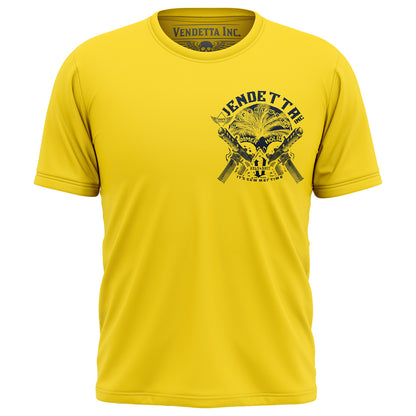 Vendetta Inc. Shirt yellow Skull Holiday VD-1349