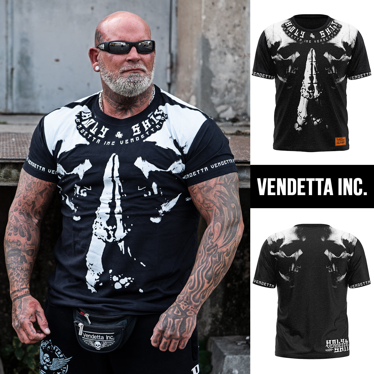 Vendetta Inc. Shirt blessed black VD-1171