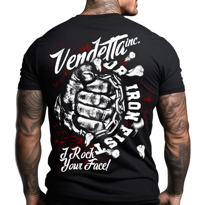 Vendetta Inc. Shirt Rock your Face schwarz