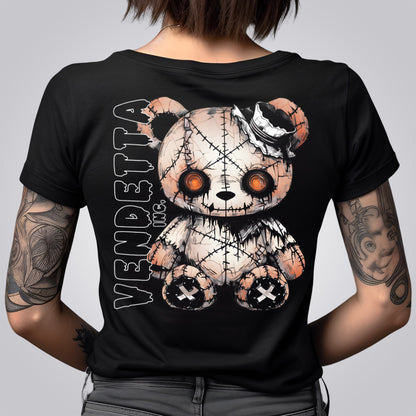 Vendetta Inc. Shirt V-neck teddy black