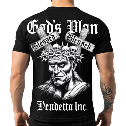 Vendetta Inc. Shirt Plan schwarz VD-1543